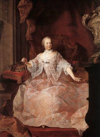 Maria Theresa  ca. 1758  Anton Mengs   1728-1779  Town Hall Ghent